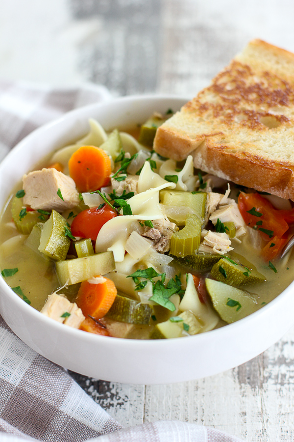 Lazy Day Slow Cooker Turkey Noodle Soup Recipe