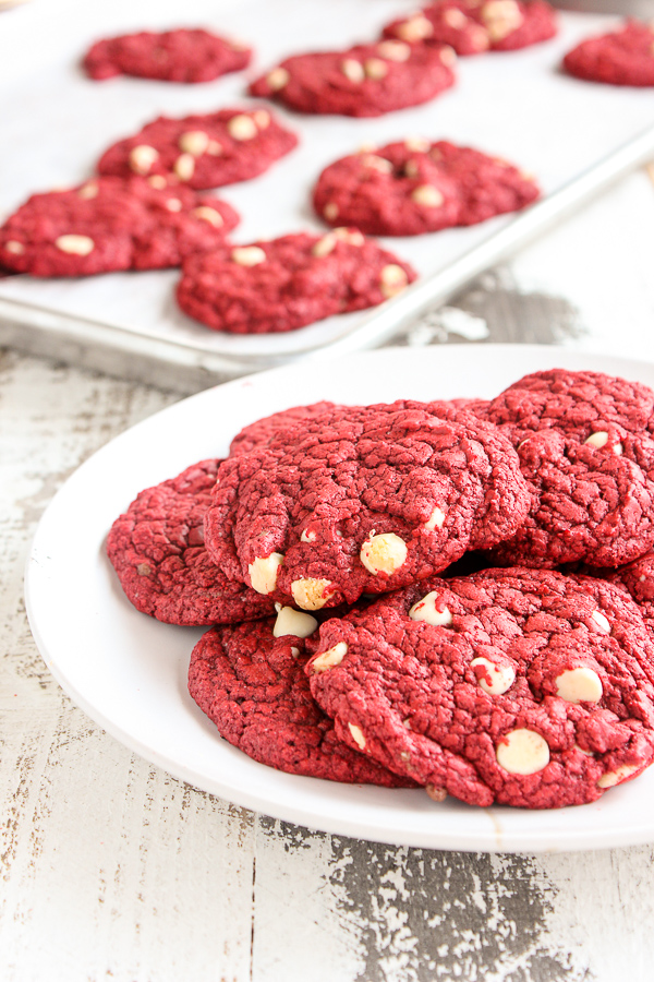 Delicious Red Velvet Cookies (Four Ingredients)