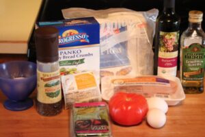 Ingredients needed to make caprese chicken