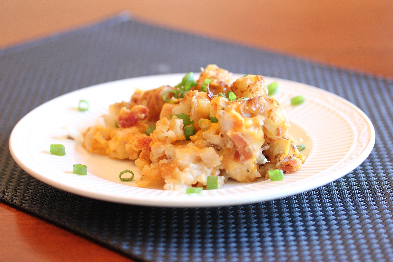 Cheesy Chicken Tater Tot Casserole