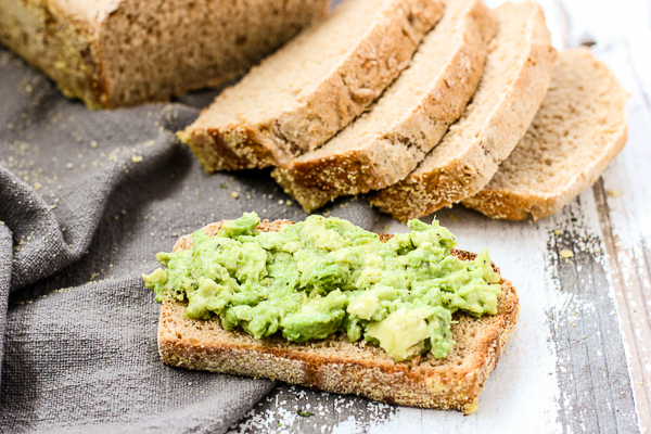 No Knead English Muffin Bread