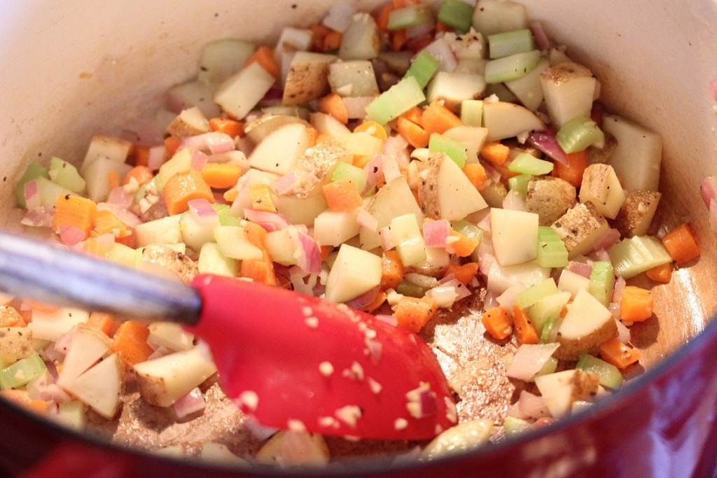 Cheesy Turkey Potato Soup