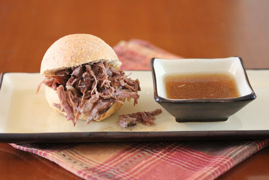 Easy Slow Cooker Beef Au Jus