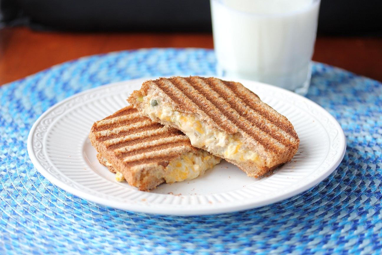 Tuna and Cheddar Panini Melt