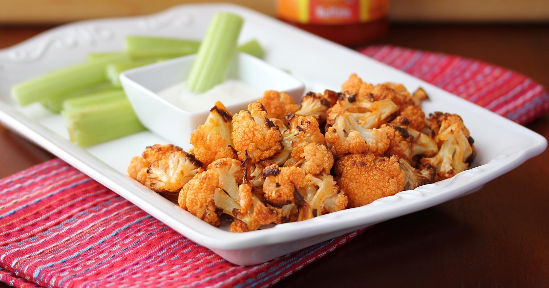 Roasted Buffalo Cauliflower