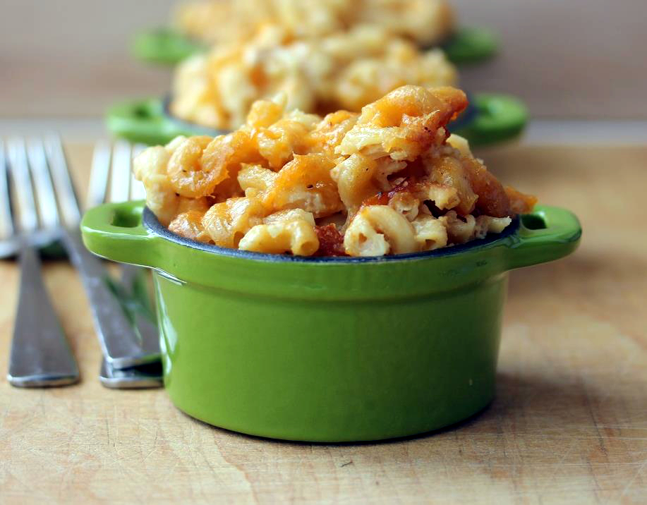 Three Cheese Slow Cooker Macaroni and Cheese