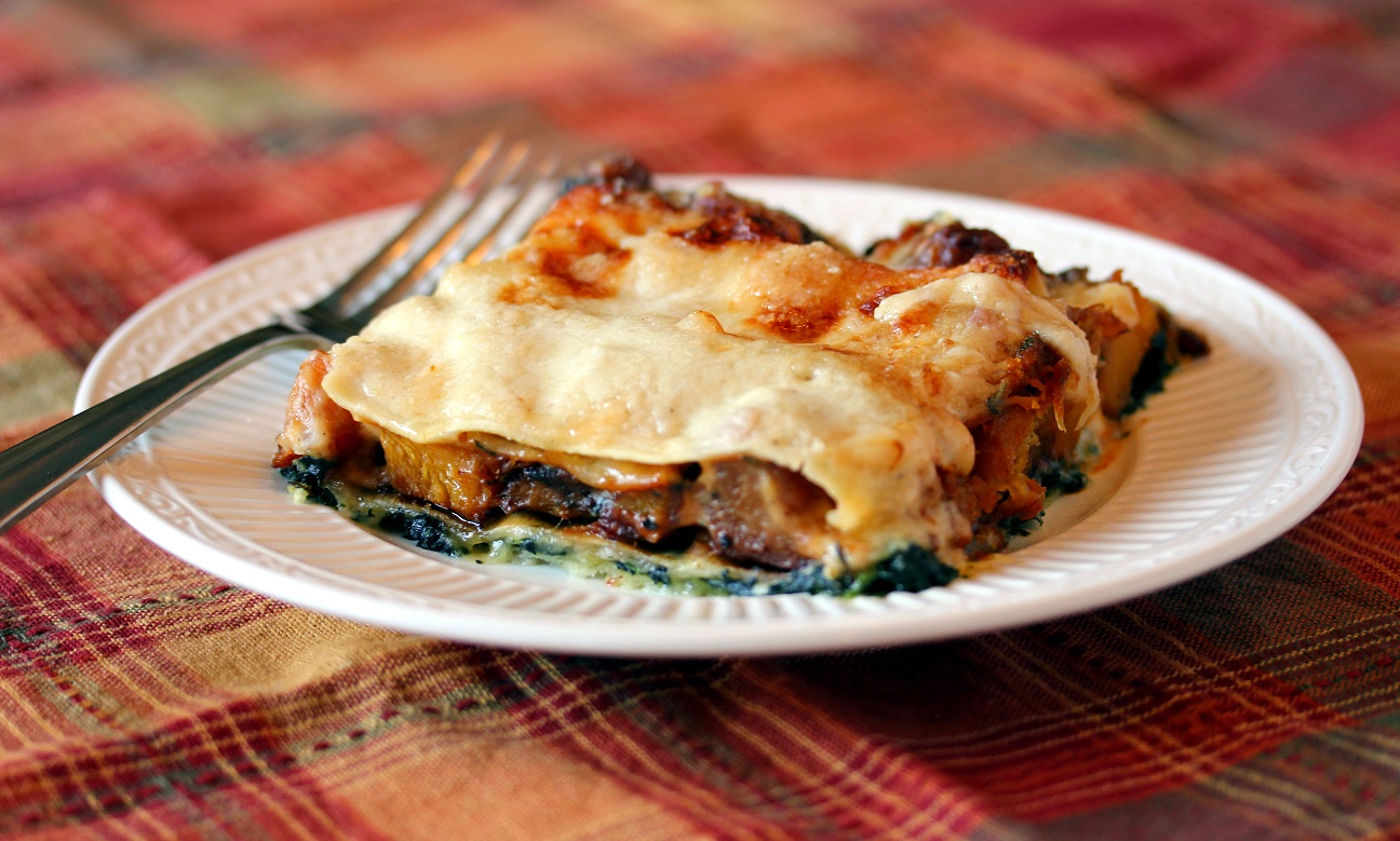 Spinach and Butternut Squash Lasagna