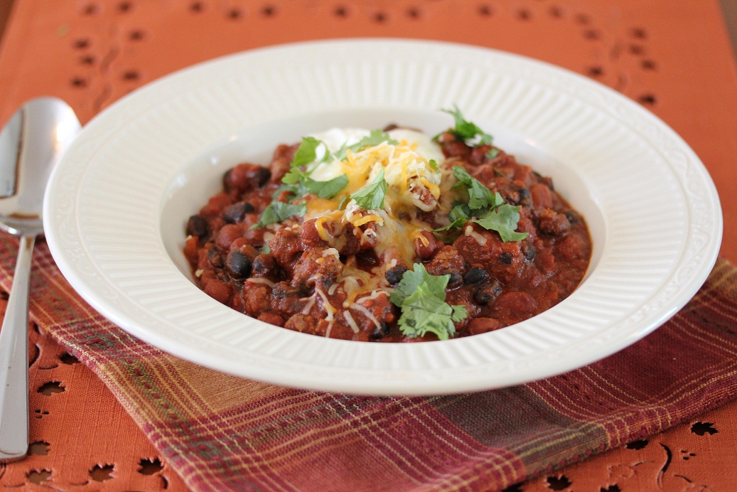 Weeknight Strategies:  One Pot of Chili, Four Easy Meals