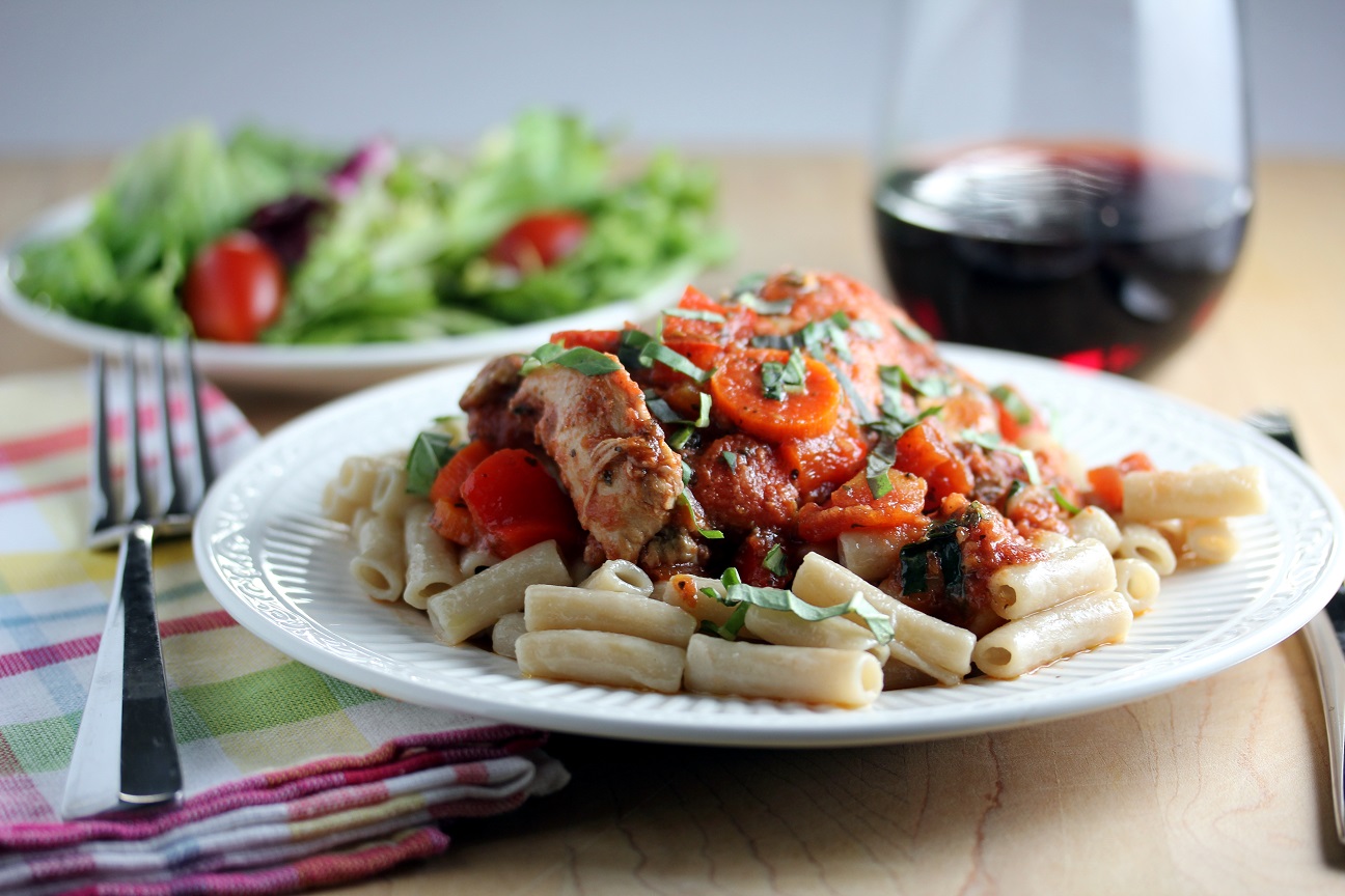 Slow Cooker Rustic Italian Chicken