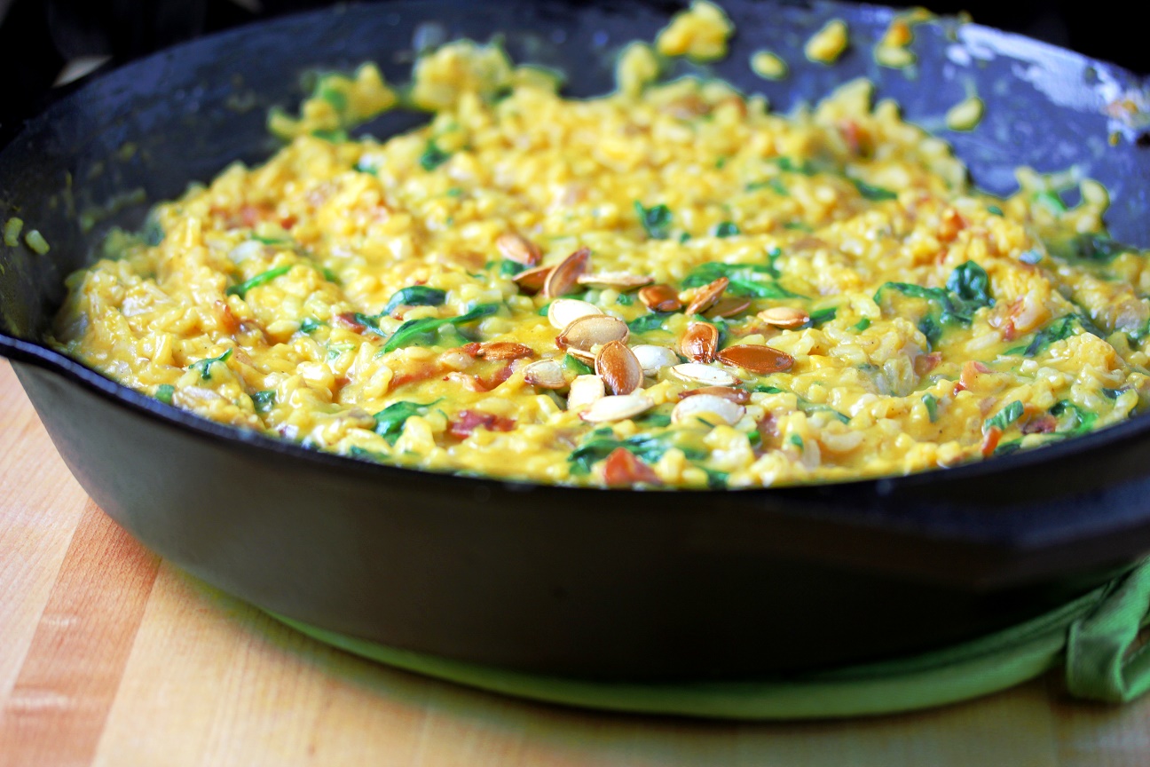 Pumpkin and Caramelized Onion Risotto