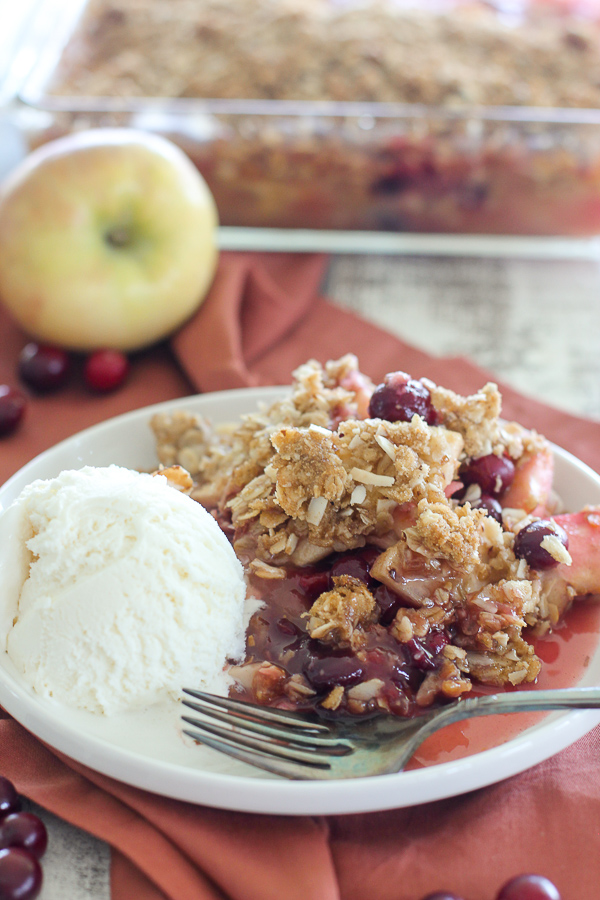 Easy and Delicious Apple Cranberry Crisp Recipe