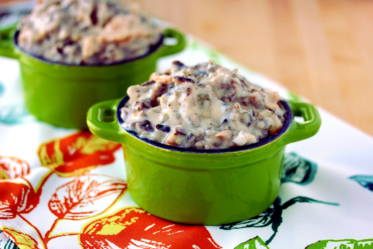 Creamy Turkey Mushroom Wild Rice Soup