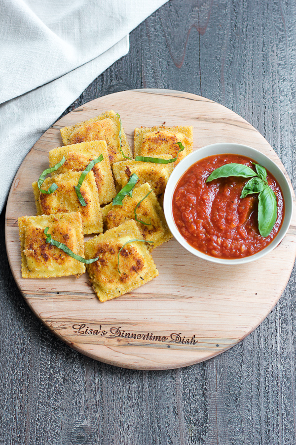 Fried Ravioli with Homemade Marinara Sauce Recipe