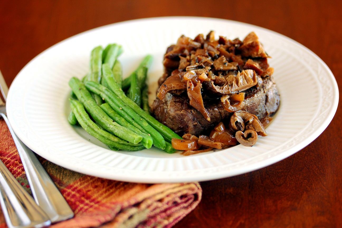 Beef Tenderloin with Porcini Cognac Sauce