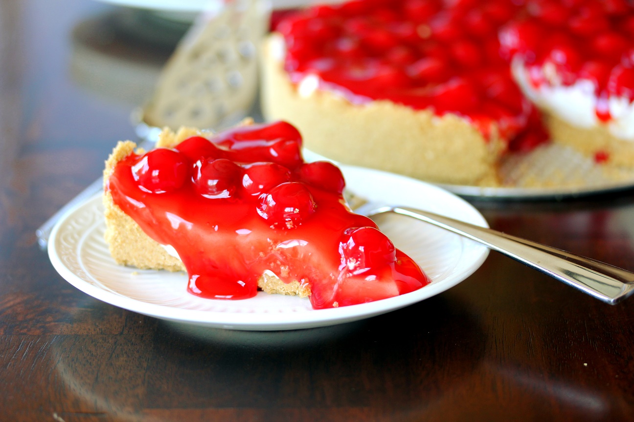 No-Bake Cherry Cheesecake