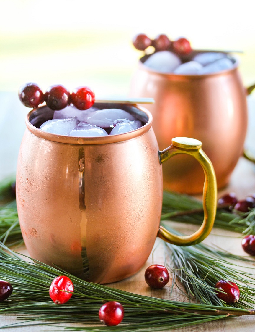 Cranberry Christmas Mule – A Great Holiday Drink