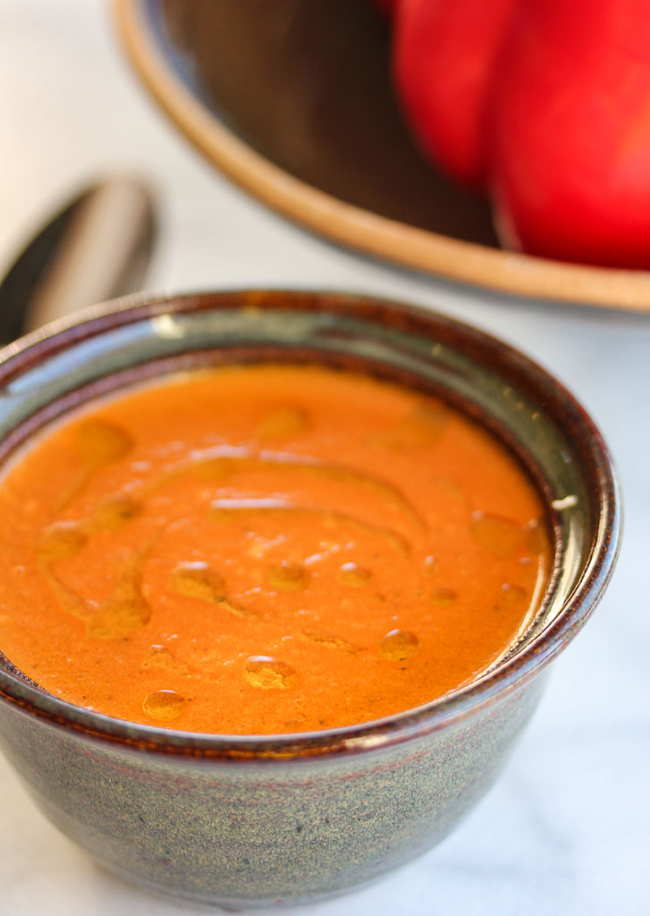 Smoky Roasted Red Pepper Soup