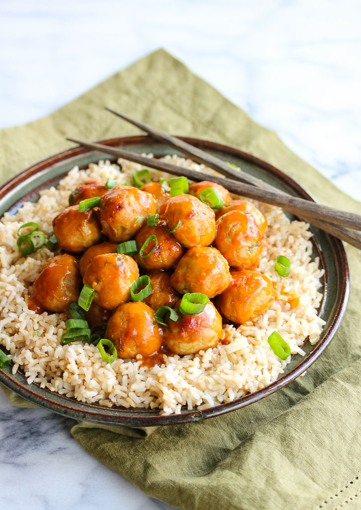 Orange Chicken Meatballs