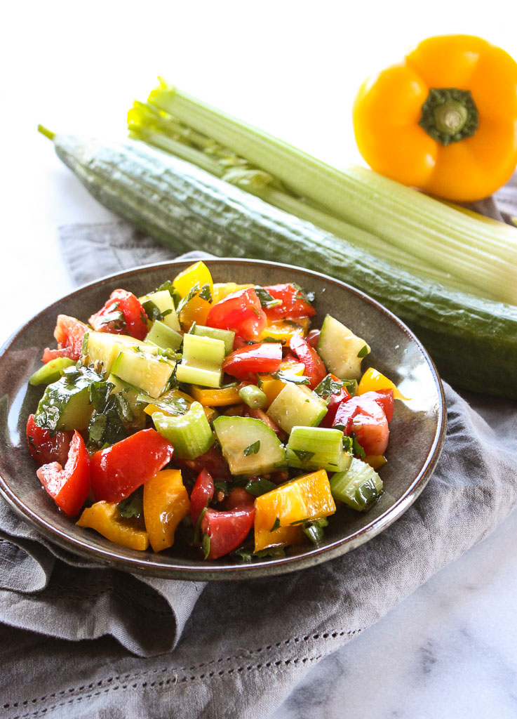 Chunky Gazpacho Salad