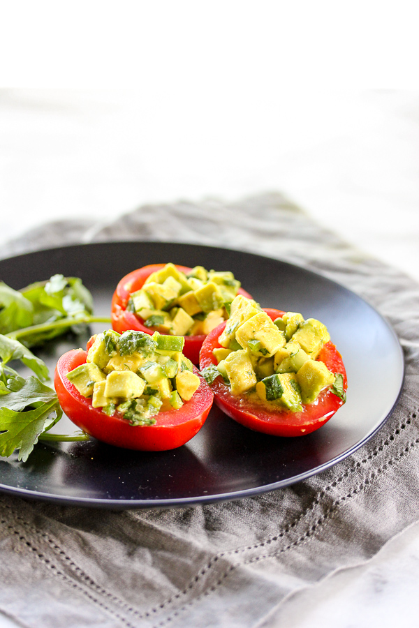 Mexican Avocado Stuffed Tomatoes