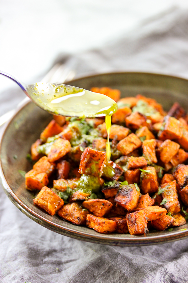 Tex-Mex Roasted Sweet Potatoes