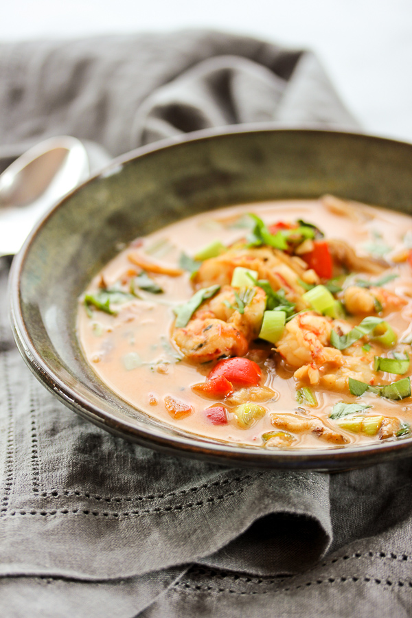 Shrimp Coconut Curry Soup