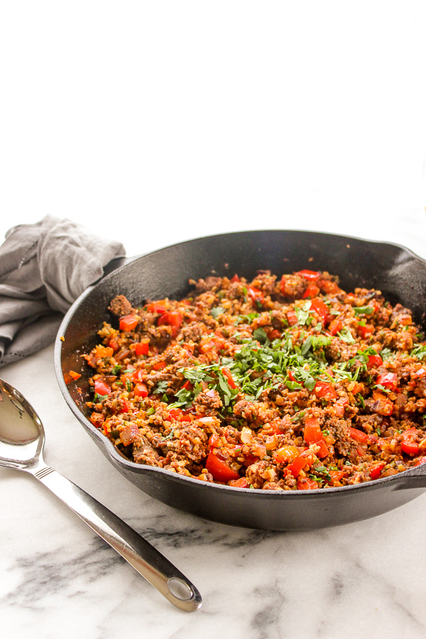 Weeknight Spanish Cauliflower Rice