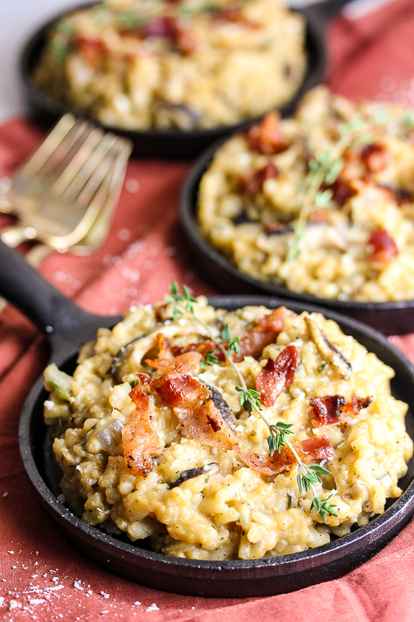 Mushroom Sweet Potato Risotto