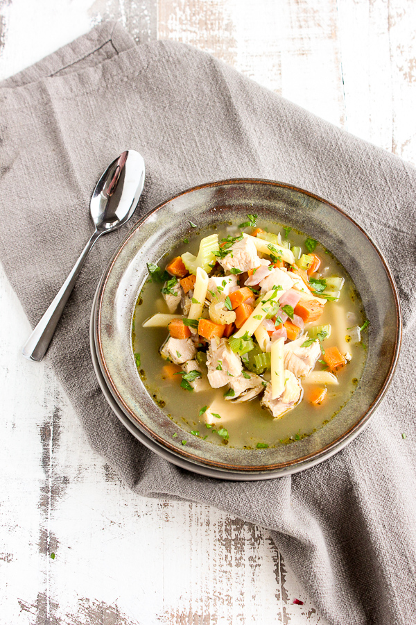 Homemade Weeknight Chicken Noodle Soup