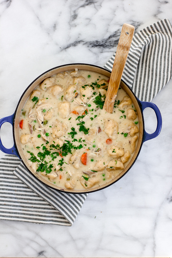 Weeknight Chicken and Dumplings Recipe