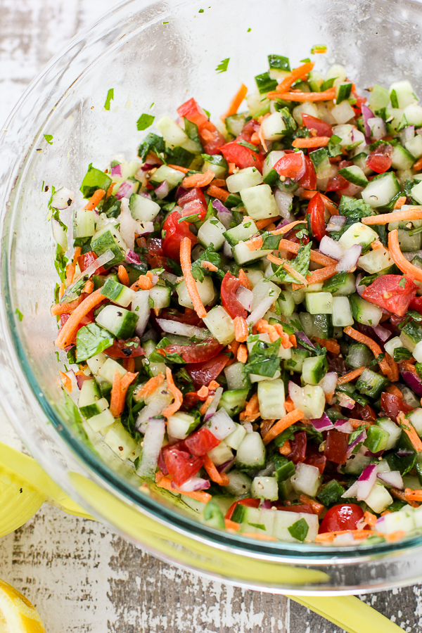 Chopped Cucumber Summer Salad Recipe