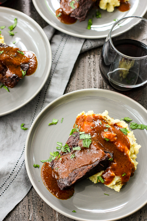 One Pot Cabernet Braised Beef Short Ribs Recipe