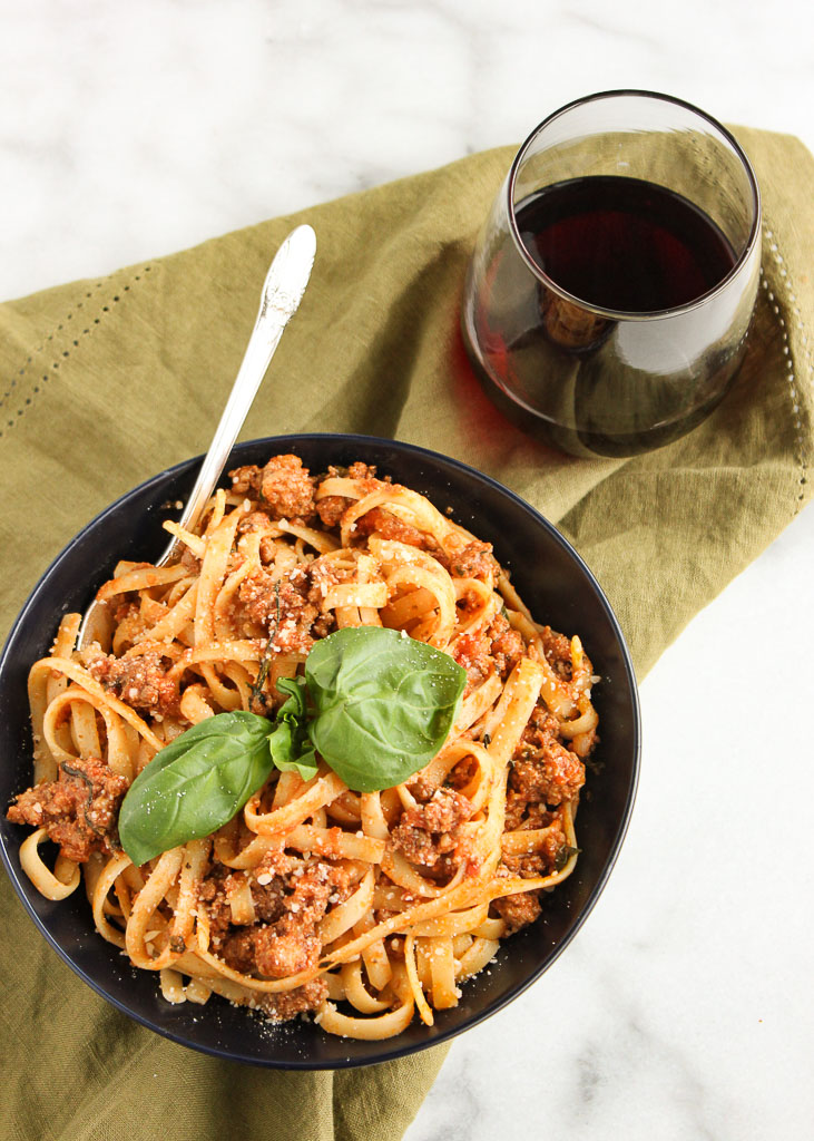 Fettucine Bolognese