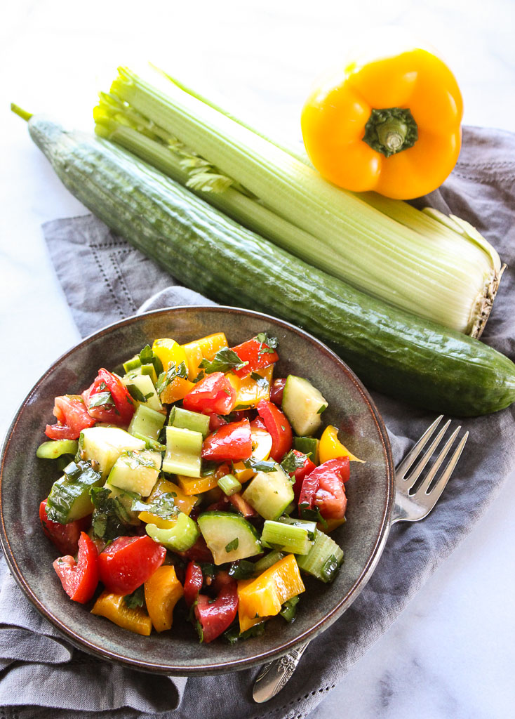 Chunky Gazpacho Salad