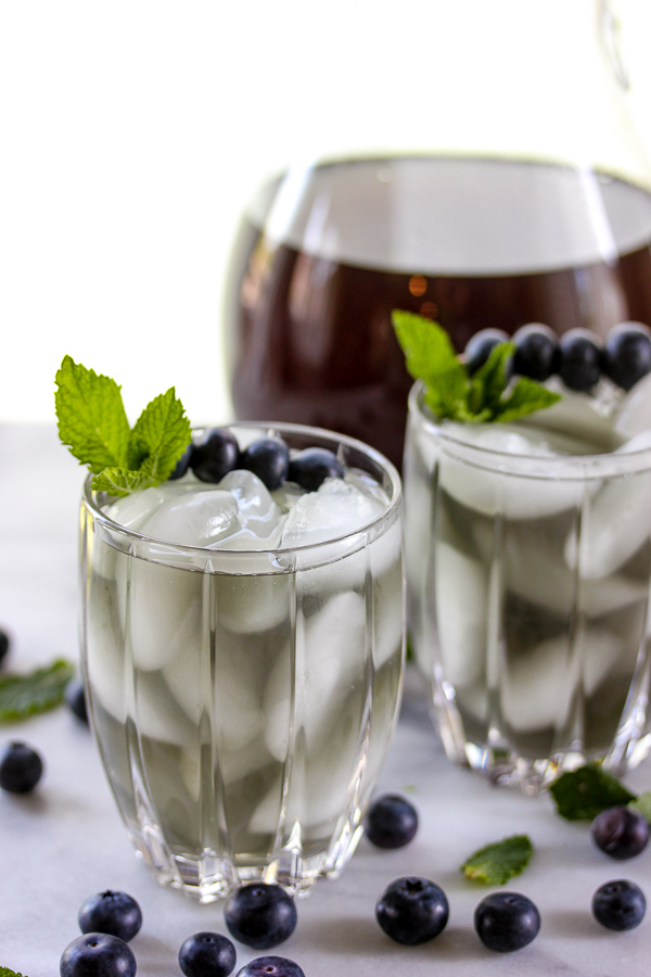 Blueberry Mint Ice Tea