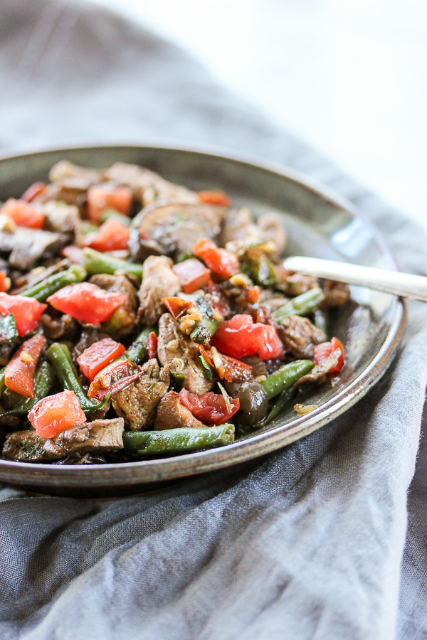 Skillet Chicken Vegetable Toss