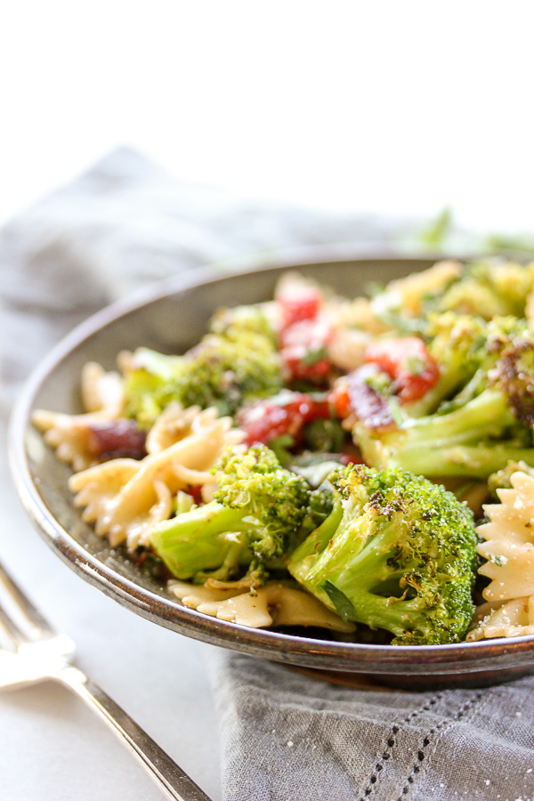 Roasted Broccoli Summer Pasta Salad