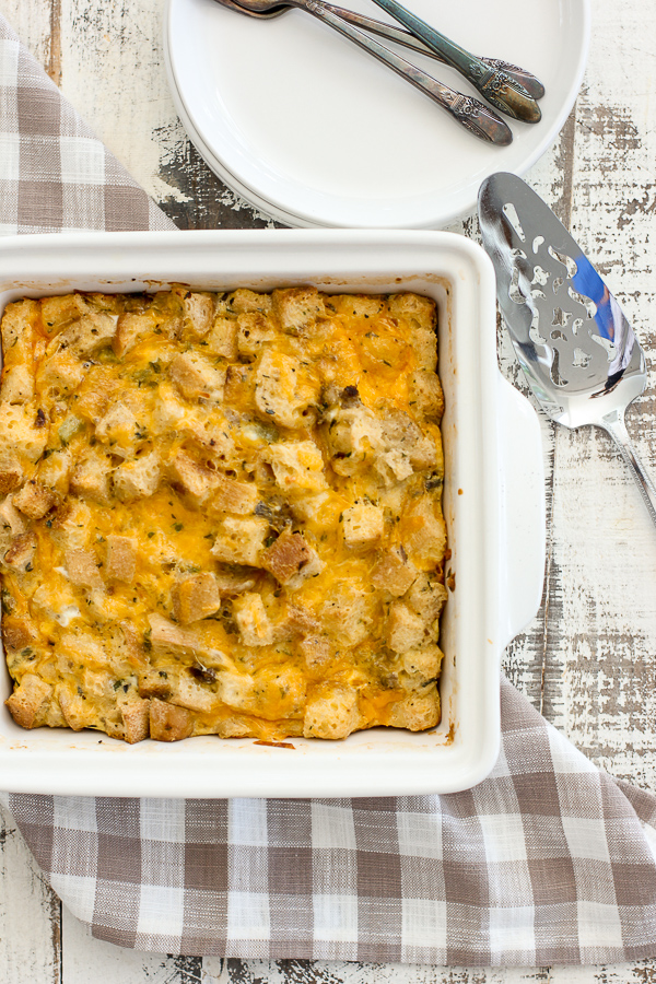 The Best Sourdough Stuffing Egg Casserole Recipe