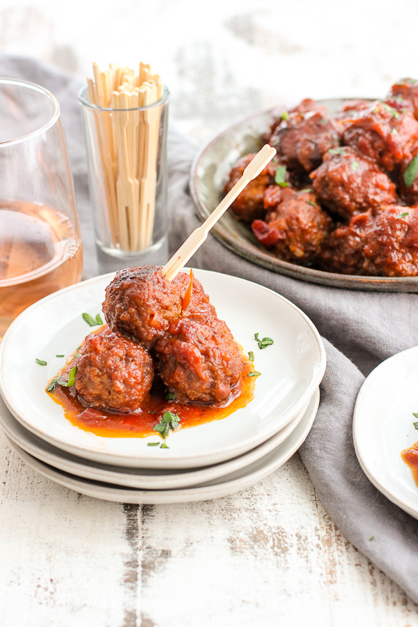 Instant Pot Cranberry Barbecue Meatballs Recipe