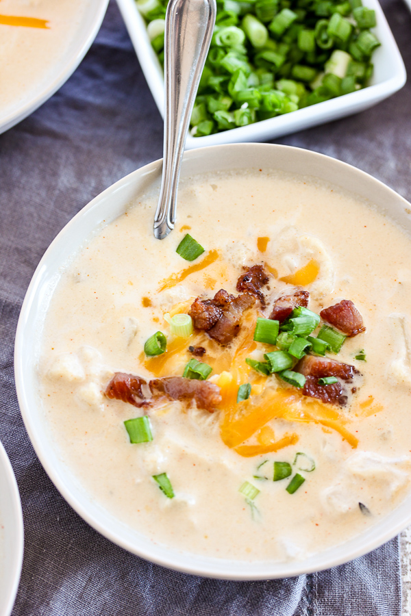 Loaded Cauliflower Soup Recipe