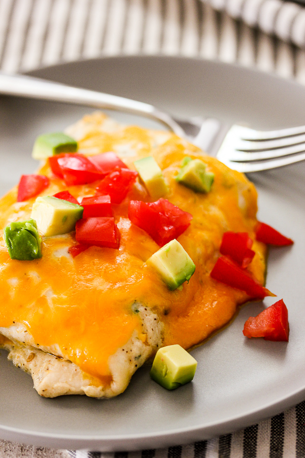 Shredded Beef Green Chile Enchiladas