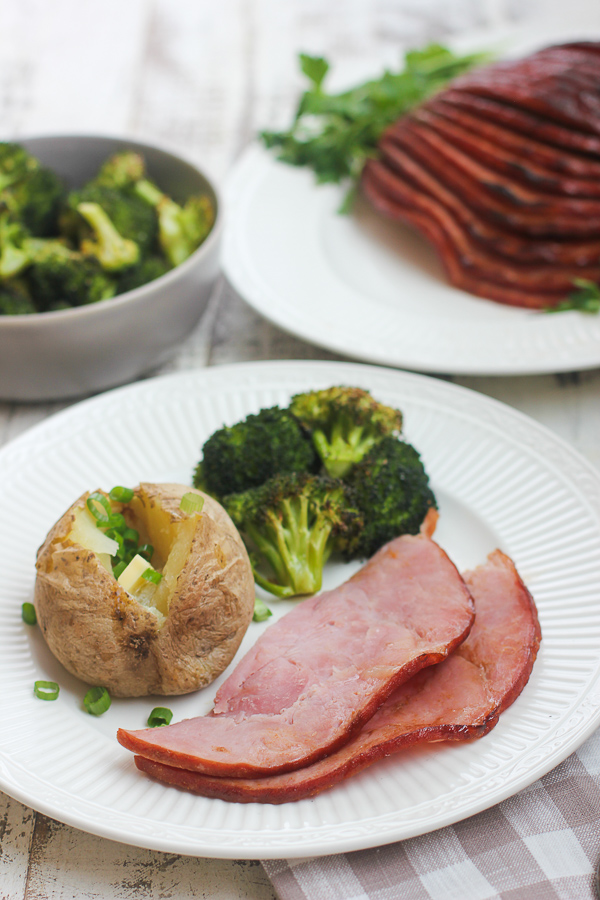 Baked Spiral Ham with Apricot Mustard Glaze